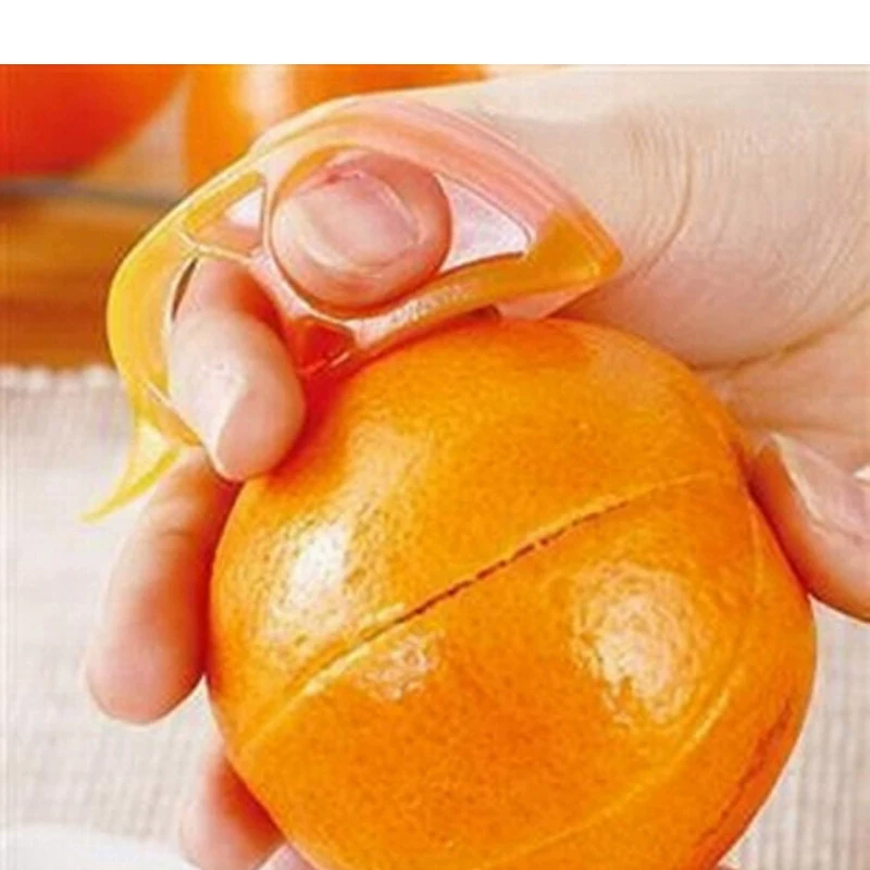 Super practical creative fruit peeling orange device clever rings peeling orange ware mouse to open the orange device peeling device