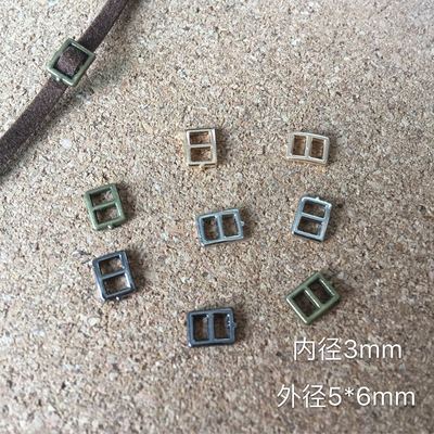 taobao agent [Inner diameter 3mm daily buckle] BJD shoe buckle Blythe backpack OB11 belt buckle mini metal buckle