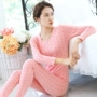 Cotton trung niên ấm quần lót cotton mùa thu quần dài phù hợp với mẹ kích thước lớn áo len cotton đường chỉ quần các kiểu đồ bộ đẹp