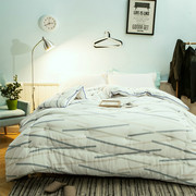 Bông chà nhám mùa đông là mùa xuân và mùa thu bởi sinh viên cốt lõi đơn giường đôi bông quilt dày thoáng khí ấm bộ đồ giường