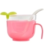 Liqier Richell Baby Cháo cung cấp Cháo thủy tinh Bát mài Thìa bé Bát trẻ em - Cup / Table ware / mài / Phụ kiện khăn tam giác trẻ em