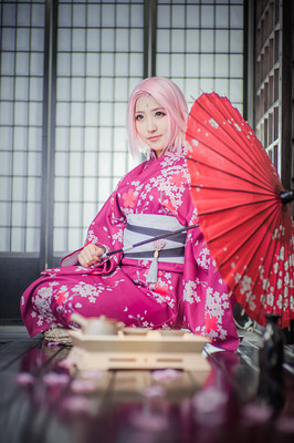 taobao agent [Yifangge] Naruto COS Dajianghu Hot Spring Story Sakura Sakura/Sasuke Kimsukata Customization