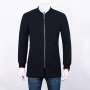 Romeo nam mùa đông nam thời trang bóng chày cổ áo chần ấm áp đơn giản giản dị phần dài coat 051 S