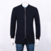 Romeo nam mùa đông nam thời trang bóng chày cổ áo chần ấm áp đơn giản giản dị phần dài coat 051 S Áo len
