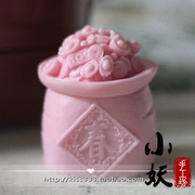 B1656diy Fu túi cornucopia handmade thơm xà phòng mềm silicone silicone mài khuôn sô cô la fondant nhựa pudding