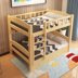 Nam 2018 thông giường gỗ giường giường bunk bunk bunk nội thất dân cư kệ sách trẻ em giường Giường