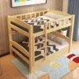 Nam 2018 thông giường gỗ giường giường bunk bunk bunk nội thất dân cư kệ sách trẻ em giường mẫu giường ngủ đẹp gỗ tự nhiên
