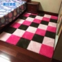 phòng ngủ khâu thảm thảm bọt sàn cho trẻ em da lộn nhung đệm giường phòng cửa hàng thảm cho giường sang trọng - Thảm thảm trải phòng khách