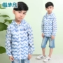 Chỉ Sifan quần áo trẻ em trai mùa hè 2018 trẻ em mới của quần áo ngoài trời trẻ em lớn siêu ánh sáng mặt trời quần áo bảo hộ triều đồ trẻ em