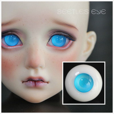 taobao agent 【Dollyplanet】Bjd/sd doll sky blue handmade glass eye bead DZ-01