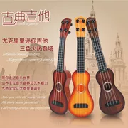 [Ukulele Guitar] Đồ chơi ghi-ta của trẻ em có thể chơi Ukulele Nhạc cụ cho bé trai và bé gái