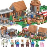 Minecraft thế giới của tôi trò chơi xung quanh đồ chơi mô hình thực sự búp bê khối xây dựng món quà cậu bé 6-10 tuổi