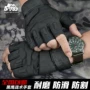 Lực lượng đặc biệt chiến thuật nửa găng tay ngón tay chiến đấu đi xe đạp thể thao thể dục non-slip cut-proof găng tay chịu mài mòn thiết bị đào tạo người đàn ông găng tay len mùa đông