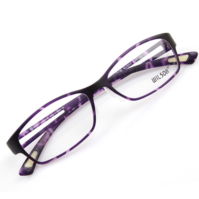 Chính hãng siêu nhẹ siêu đàn hồi full frame kính cận thị kính nữ khung Hàn Quốc nhập khẩu kính TR90 khung Wilson - Kính khung