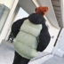 Hồng Kông Aberdeen 2017 mùa đông mới nam giới và phụ nữ hit màu trùm đầu bánh mì dịch vụ Hàn Quốc phiên bản của các cặp vợ chồng ấm áp sinh viên bông áo khoác thủy triều Trang phục Couple