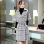 2016 khí chất Hàn Quốc mùa thu áo khoác nữ mới áo khoác đi lại áo khoác len giản dị - Áo Hàn Quốc áo măng tô nữ đẹp