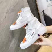 Cao để giúp nhỏ màu trắng giày nữ mùa hè 2018 mới Hàn Quốc phiên bản của dày- có đế giày thường hip-hop hip-hop sinh viên hoang dã giày