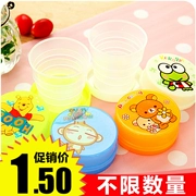 Sinh viên cầm tay Cup có thể thu vào Cup du lịch Cup nén Cup Creative Home Cartoon Cartoon Cartoon Cup dễ thương