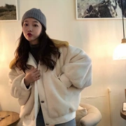 Áo khoác len nữ sang trọng mùa đông 2018 mới dành cho học sinh Hàn Quốc áo khoác dày ấm áp giản dị
