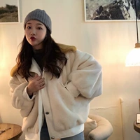 Áo khoác len nữ sang trọng mùa đông 2018 mới dành cho học sinh Hàn Quốc áo khoác dày ấm áp giản dị mẫu áo dạ nữ đẹp