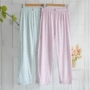 New cotton pajama quần nữ trung niên mỏng dệt kim cotton pajama quần quần cộng với phân bón để tăng điều hòa không khí quần nhà quần mùa hè phụ nữ quần đũi nữ