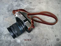Máy ảnh DSLR da retro làm bằng da với dây đeo máy ảnh bằng da lộn - Phụ kiện máy ảnh DSLR / đơn túi đựng lens