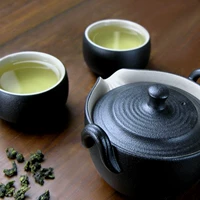 Đài Loan Lu Bao Taoran che bát Zen phong cách một nồi hai ly nhà khách hàng nhanh chóng bộ gốm sứ Kung Fu bộ quà tặng kinh doanh - Trà sứ bộ ấm chén uống trà cao cấp nhập khẩu