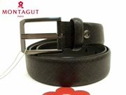 Bộ đếm dây da chính hãng Montagut khóa thắt lưng R243130111A màu đen R243130112A màu nâu