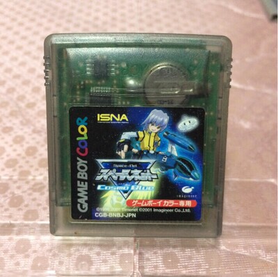 Nintendo GBC GBA Handheld подлинная игровая карта с Kuzmo Time и Space Blue