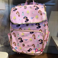 Дисней, детская розовая небольшая сумка для принцессы, школьный рюкзак