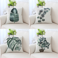 Gia đình tôi có một vườn thực vật màu xanh lá cây thực vật ins Bắc Âu gối gối bông sofa cushion cover mà không có lõi