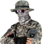 Của nam giới lực lượng đặc biệt chiến thuật đa chức năng ACU ngụy trang 07 mặt nạ kỹ thuật số ấm cổ áo nhanh chóng làm khô chống bụi UV khăn rằn đi phượt