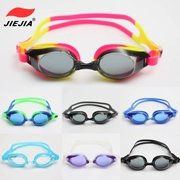 Kính bơi chính hãng Jiejia Kính bơi không thấm nước và chống sương mù M100 Nam và nữ 7 màu tùy chọn - Goggles