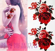 Dán mô phỏng hình xăm không thấm nước Hoa hồng chụp ảnh cưới Vẽ cơ thể Hình xăm Hàn Quốc dán đầy đủ