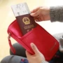 Thời trang mới hộ chiếu túi hộ chiếu đa chức năng lưu trữ ví lớn túi đựng giấy tờ đa năng