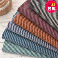 Bông nhuộm vải kẻ sọc vải nhuộm sọc áo sơ mi quần handmade TỰ LÀM váy trẻ em vải linen thô