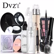 DVZ màu bộ đầy đủ các trang điểm thiết lập kết hợp người mới bắt đầu mỹ phẩm chính hãng quầy thiết lập trang điểm không thấm nước kéo dài trang điểm ánh sáng