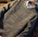 Áo len nam Nhật Bản cổ tròn áo thun áo len học sinh mới thủy triều thanh niên quần áo dày Áo len Hàn Quốc - Kéo qua