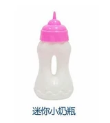 I0 hồng nhựa màu xanh mô phỏng búp bê phụ kiện đồ uống chai đồ chơi có thể giữ nước