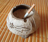 Оригинальный экологически дружеский пепел Хейнан Характерный стиль Специализированный кокосовый кокосовый кокосовый кокосовый кокосовый ракушка по ремесла