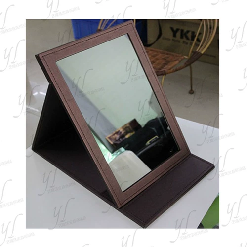 Высококачественное ювелирное магазин -магазин встречный зеркало (однопользованная кожа) зеркало зеркало/зеркало красоты/портативное складное зеркало