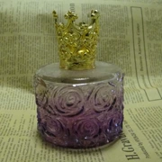 Chai hương liệu pháp Pháp từ cái nhìn đầu tiên màu tím hoa hồng thủy tinh chai hương liệu đánh lửa đèn hương nhang - Sản phẩm hương liệu