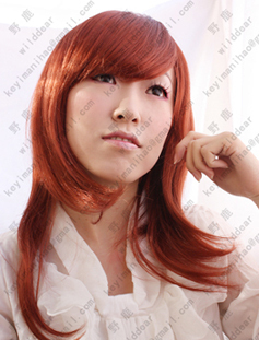 taobao agent Deer Coco!Receiving face is thin, reddish, long, torrent, handsome and capable color cos wig