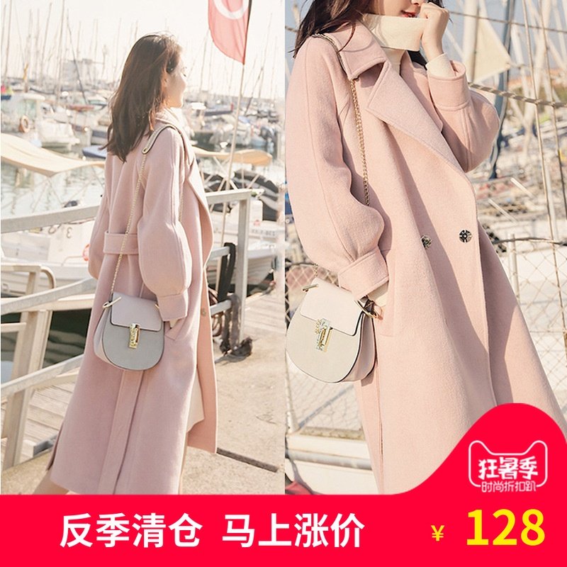 Chống mùa xúc tiến áo đèn lồng tay áo áo len phụ nữ eo phần dài dày ulzzang len quần áo tại chỗ