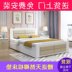 Kinh tế 2018 thông 1.8 m giường đôi Tỉnh Giang Tô 2 người giường gỗ gỗ rắn hiện đại nhỏ gọn giường đơn Giường