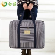 Túi du lịch không thấm nước tote túi gấp túi duffel Hàn Quốc phiên bản của du lịch kích thước lớn hoàn thiện túi có thể được treo trên trường hợp xe đẩy