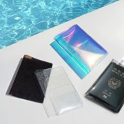 Hàn Quốc Chính hãng LUCALAB Thời trang đầy màu sắc Laser huỳnh quang Trong suốt Hộ chiếu Du lịch Hộ chiếu Hộ chiếu Gói Tài liệu
