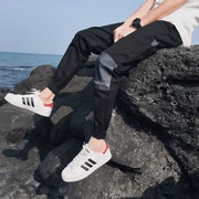 Hummer nam sinn lò studio Macheda ngụy trang chân quần nam phiên bản Hàn Quốc đẹp trai t quần thủy triều