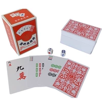 Travel Mini -бумага Mahjong Player Mahjong Player Player Бренд Бренд водонепроницаем