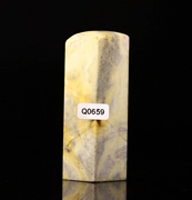 Q0659 Qingtian hoa màu xanh móng tay 29 * 29 * 90 MÉT vật liệu đá vật liệu đá vàng khắc